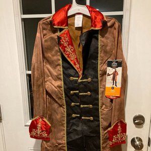 Hyde and Eek Boutique Adult Pirate Jacket Costume Cosplay Theater Coat Small